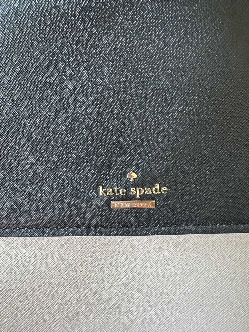 Kate Spade Two-Tone Black and Cream Satchel with Top Handles - Picture 4 of 11